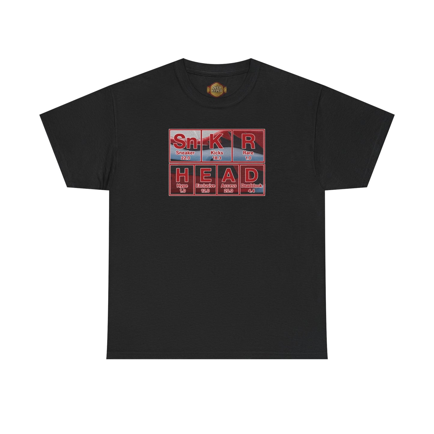 Retro 5 Fire Red "BLACK TONGUE" Shirt- SNKRS SCIENCE   AJ FIRE RED