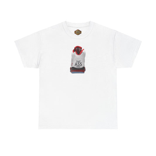 Retro 5 Fire Red "BLACK TONGUE" Shirt- DATASSSSTHO  AJ FIRE RED