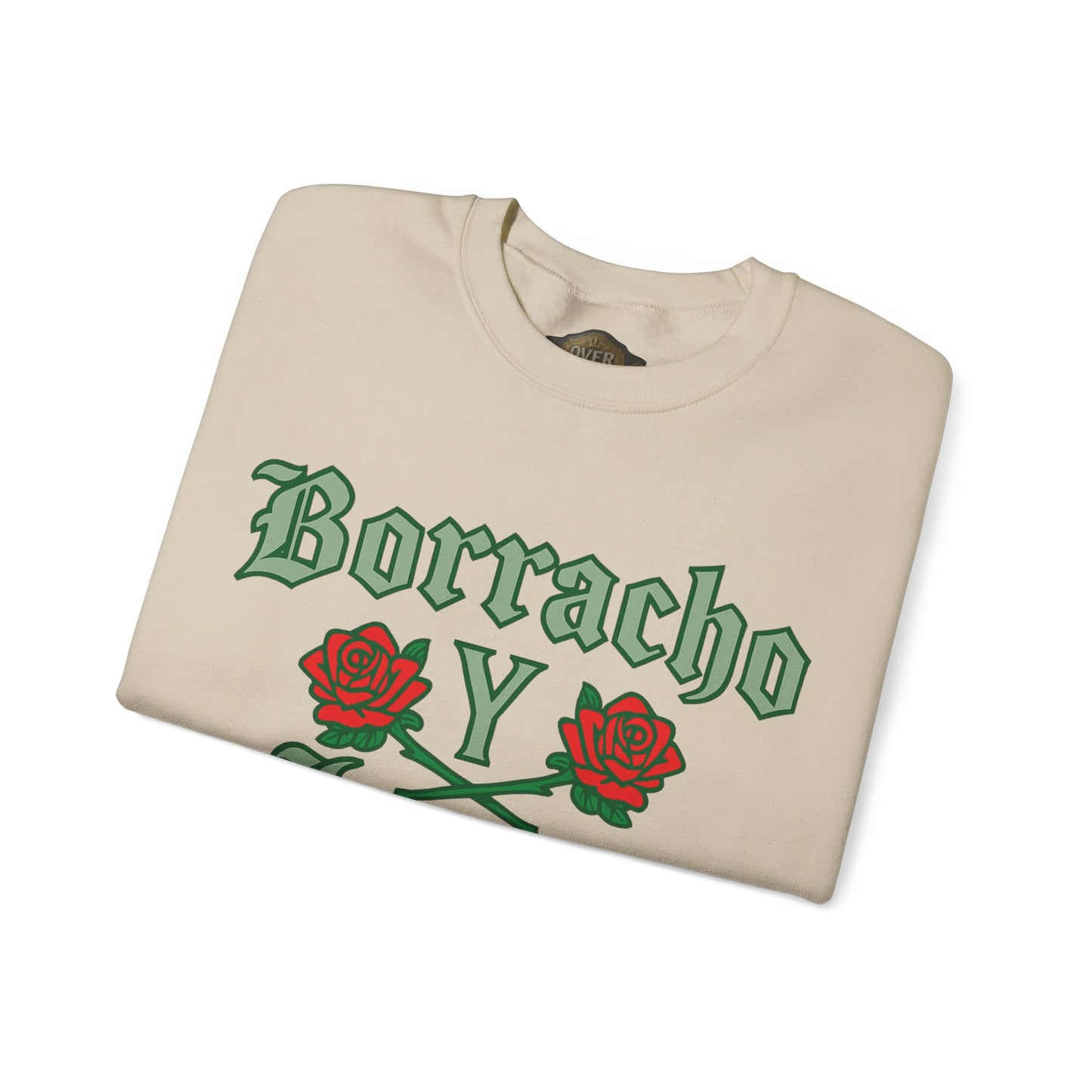 Retro 3 EL VUELO Summit White and Pine Green SweatShirt - BORRACHO Y LOCO