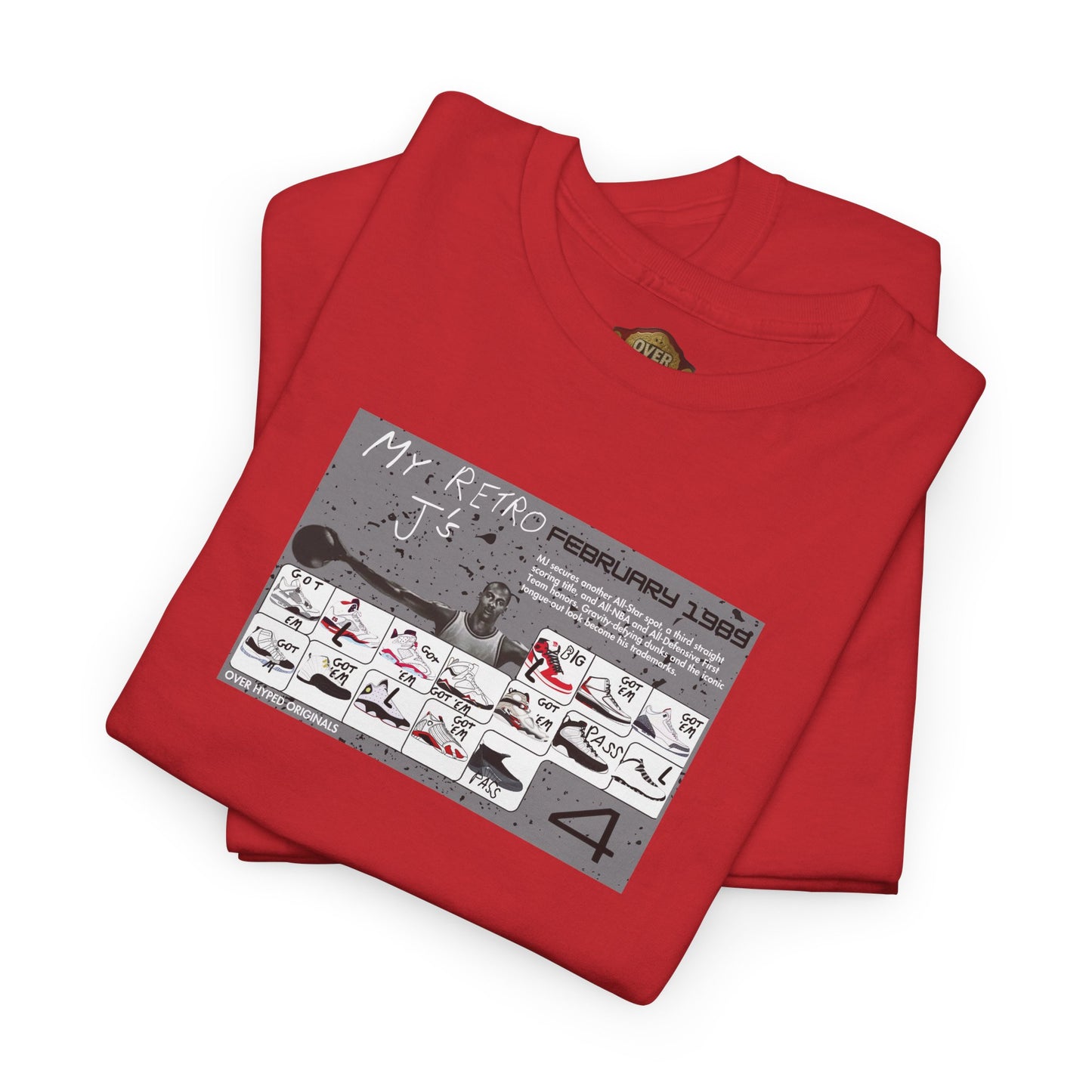 Retro 4 White Cement My Retro Card Shirt