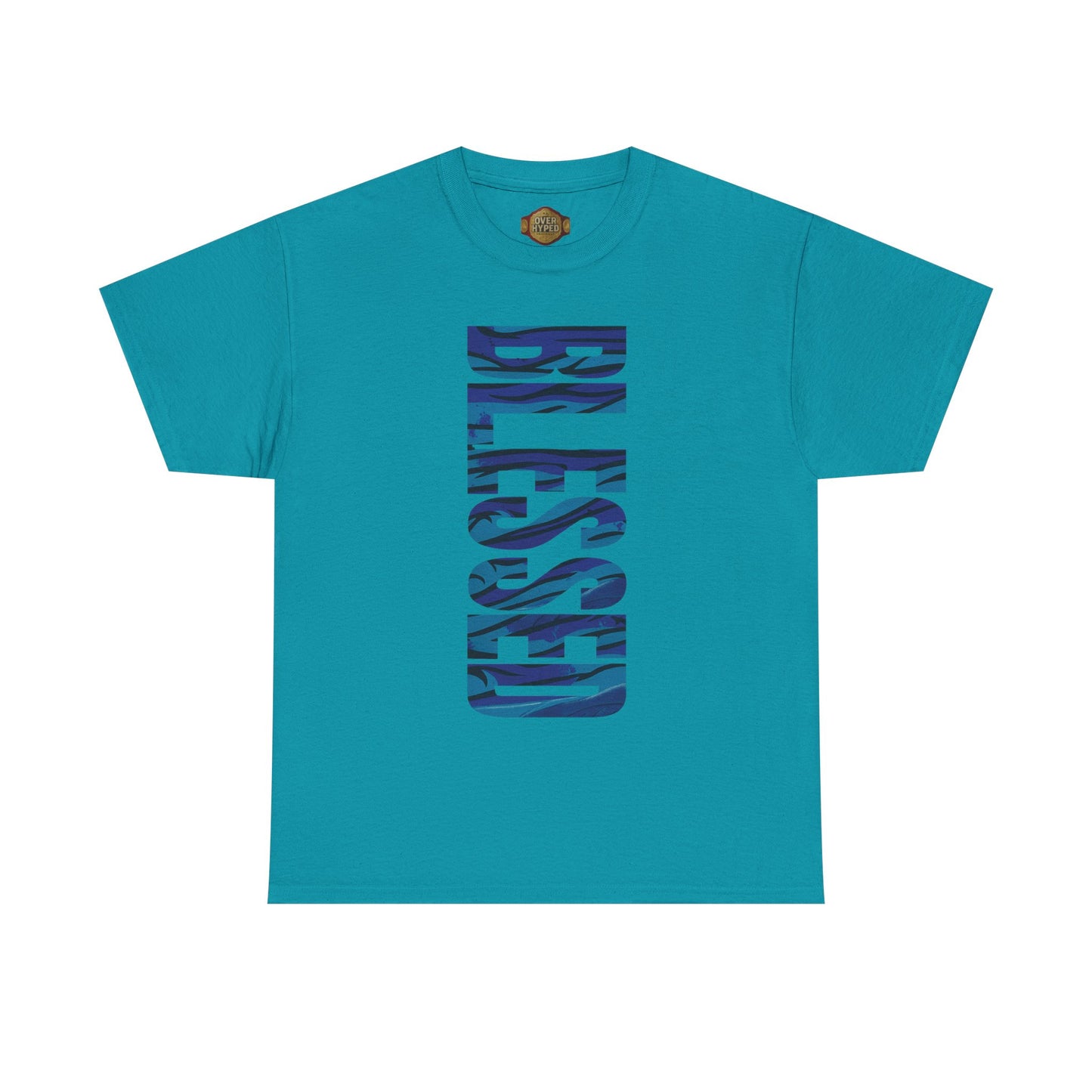 Retro 8 Aqua Shirt - BLESSED