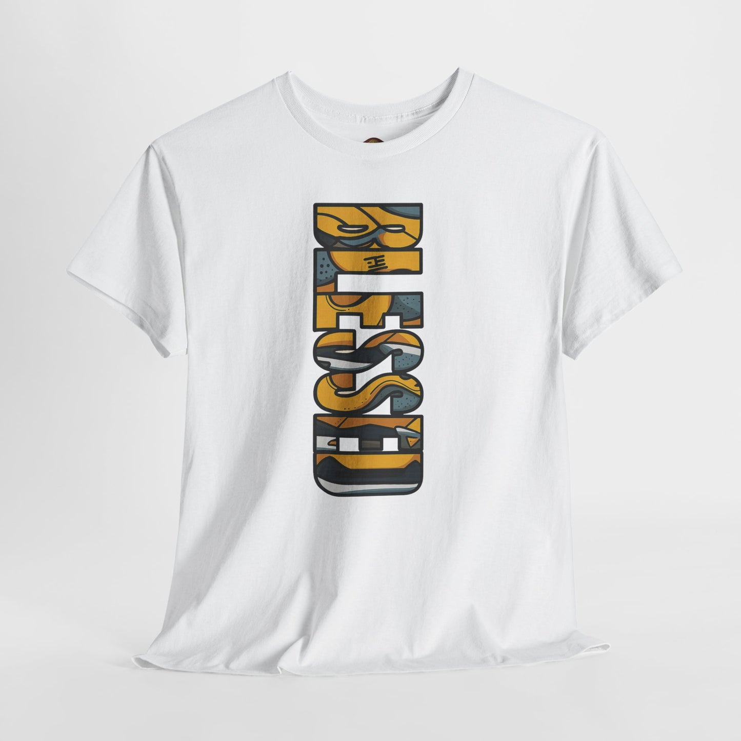 Retro 5 "TOKYO" Varsity Maize and Wolf Grey Shirt- BLESSED