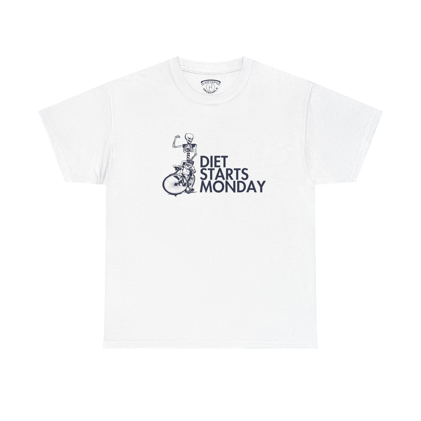 Retro 6 Olympic Diet Starts Monday Tee - by Over-Hyped