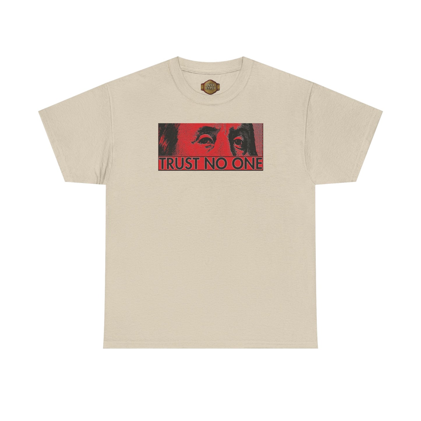 Retro 5 Fire Red "BLACK TONGUE" Shirt-TRUST NO ONE