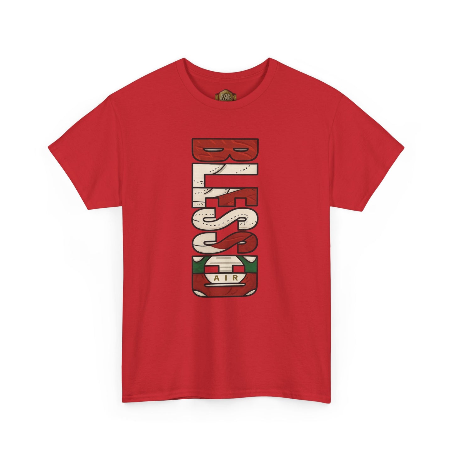 Retro 3 EL VUELO Summit White and Pine Green Shirt - BLESSED