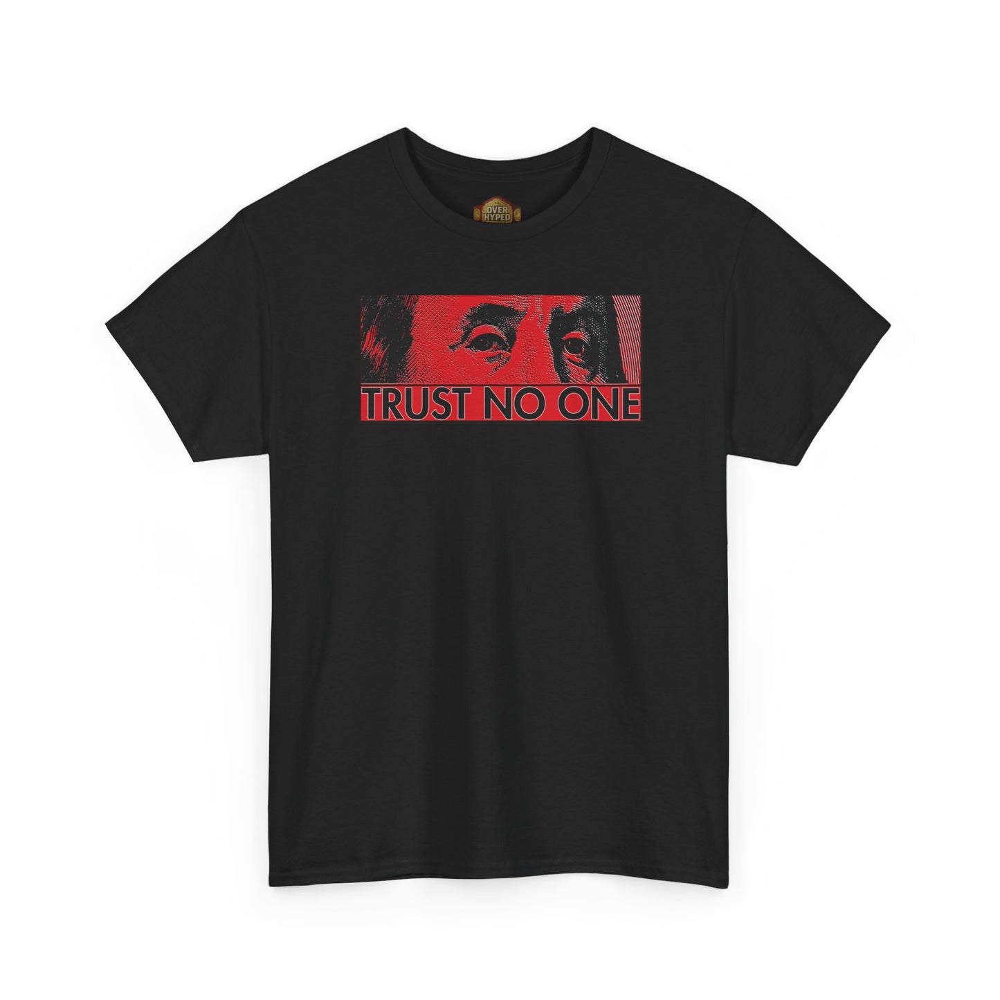 Retro 5 Fire Red "BLACK TONGUE" Shirt-TRUST NO ONE