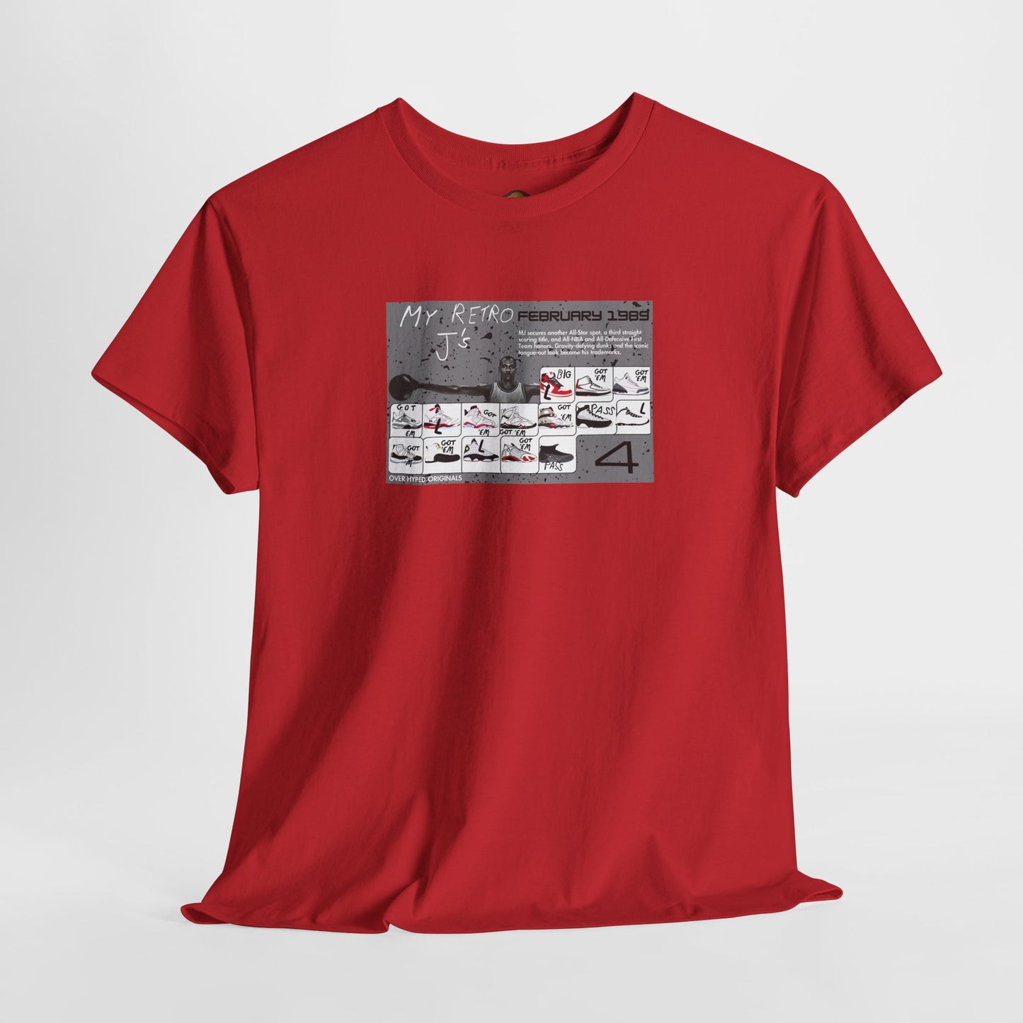 Retro 4 White Cement My Retro Card Shirt