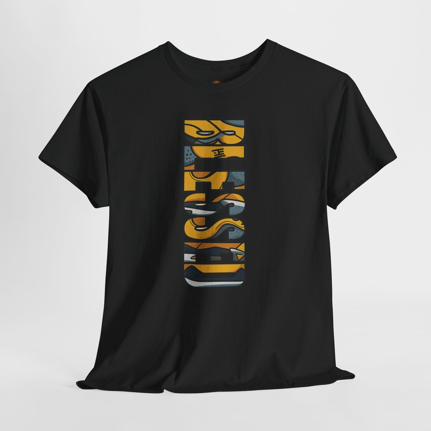 Retro 5 "TOKYO" Varsity Maize and Wolf Grey Shirt- BLESSED