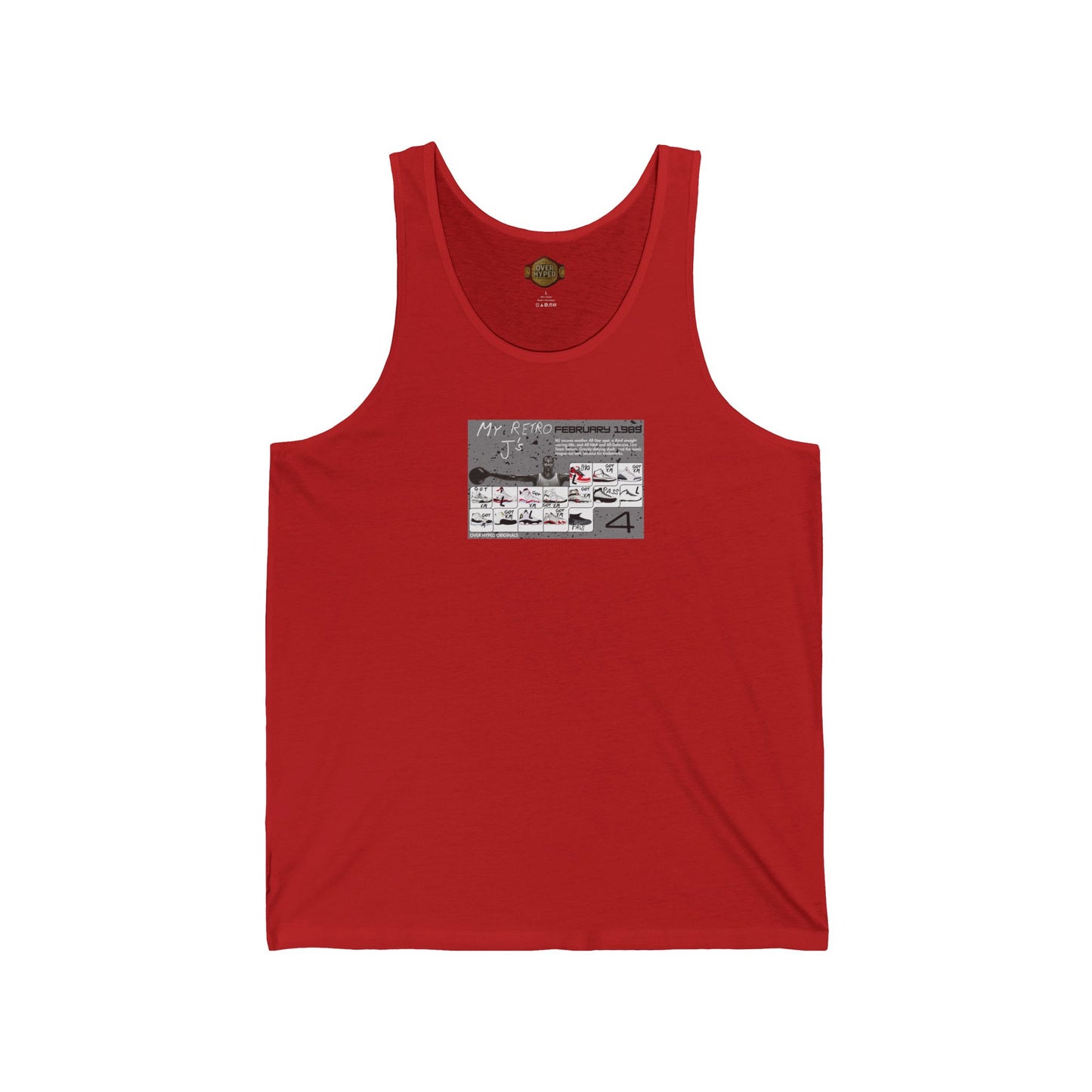 Retro 4 White Cement My Retro Card Tank
