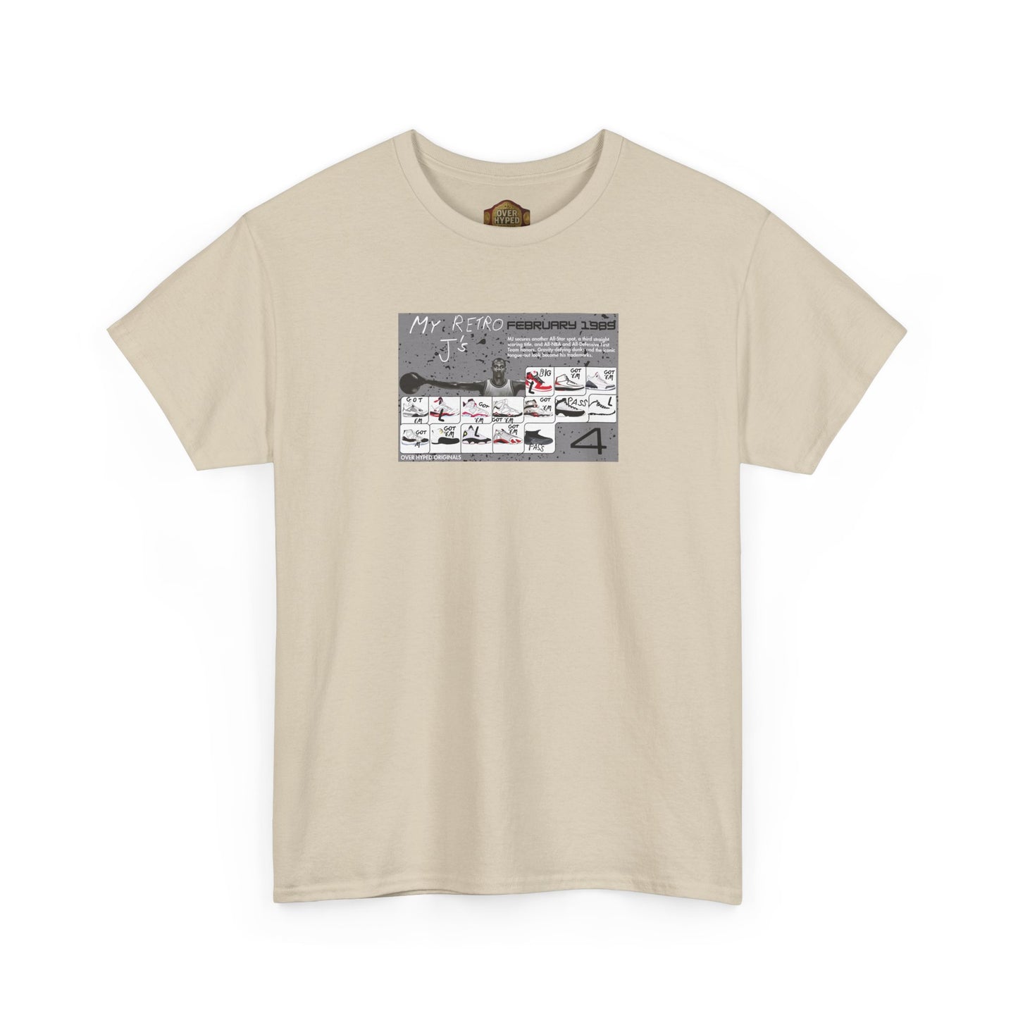 Retro 4 White Cement My Retro Card Shirt