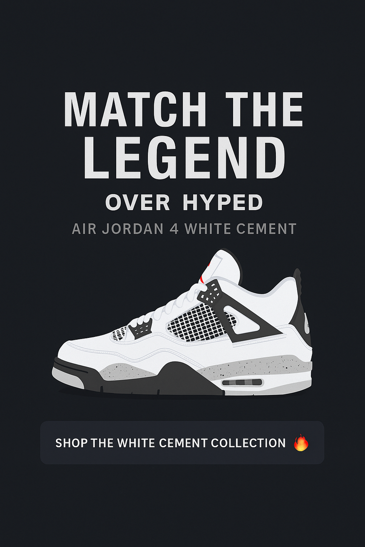 Retro 4 White Cement Collection