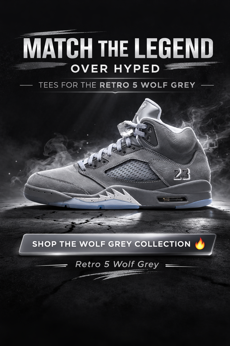 RETRO 5 WOLF  GREY