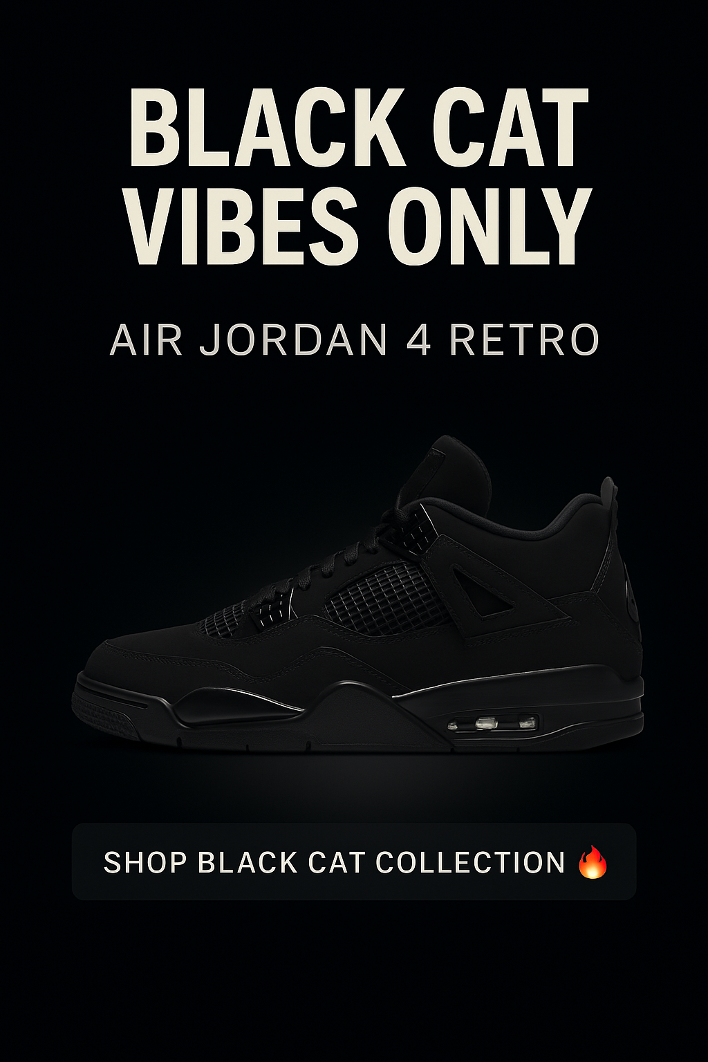 Retro 4 Black Cat Collection