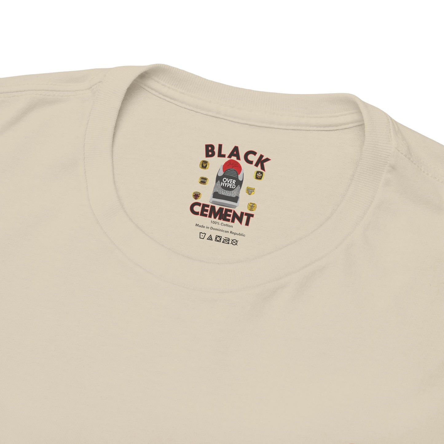 Retro 3 Black Cement/ White Cement  Goated Shirt