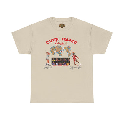 Retro 5 Fire Red "BLACK TONGUE" Shirt-  VERSUS