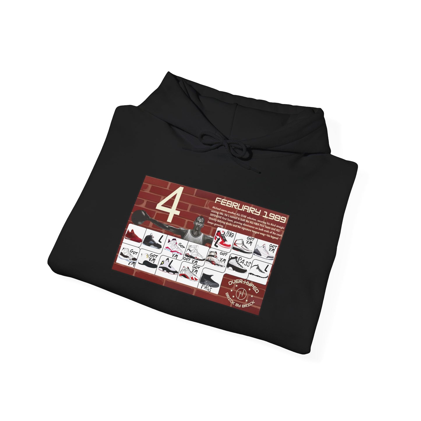 Retro 4 Brick by Brick - My Retro Card Hoodie