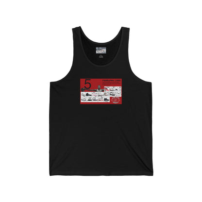 Retro 5 Black Metallic My Retro Card (Red) Shirt