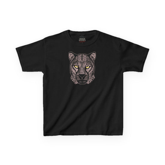 Kids Shirt To Match Retro 4 Black Cat -PANTHER