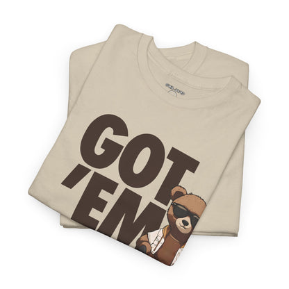 Retro 1 Mocha Got em Bear Shirt