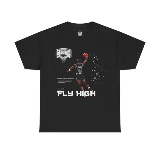 Shirt To Match Retro 4 Flight Club Sail and Black Sneaker Tees - FLY HIGH
