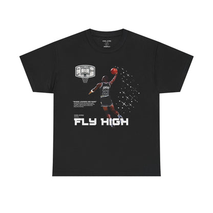 Retro 6 White Black Fly Hi Shirt
