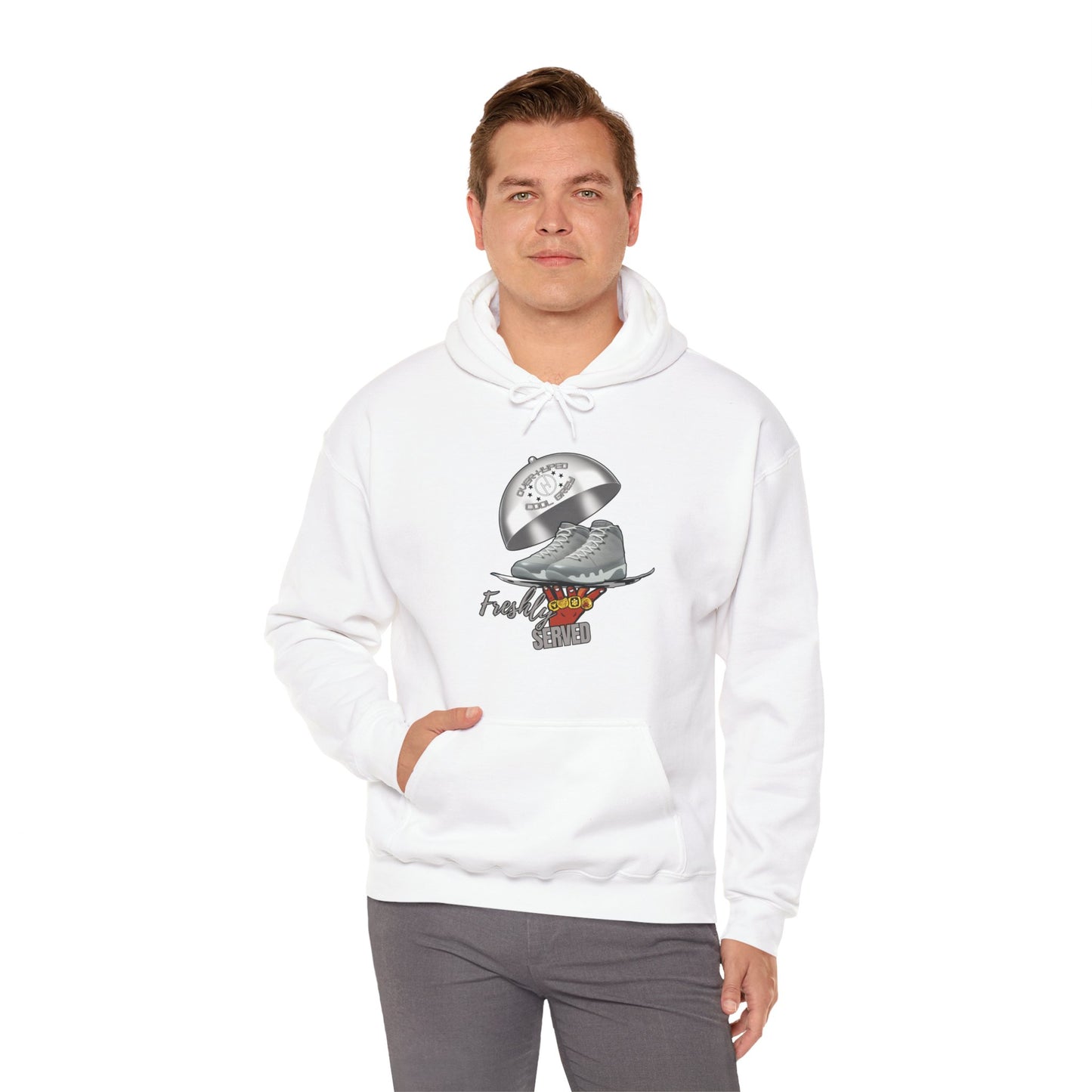 Retro 9 Cool Grey- Freshly Served Hoodie