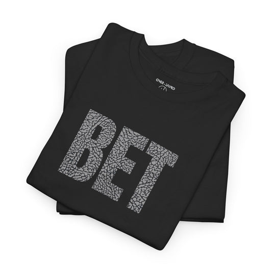 Retro 3 Black Cement/ White Cement Bet Shirt