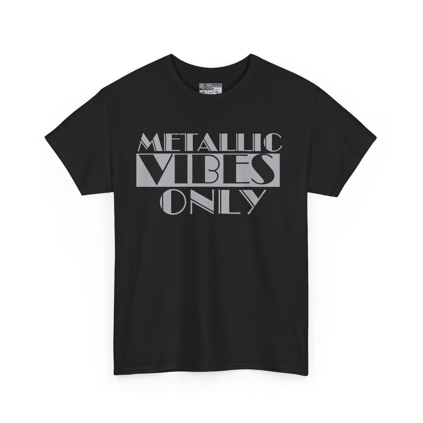 Retro 5 Black Metallic "Metallic Vibes Only" Shirt