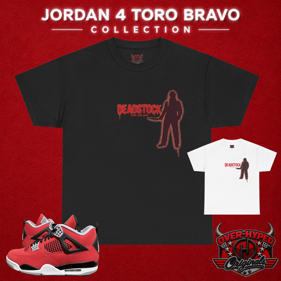 Shirt to Match Jordan 4 Toro Bravo – Sneaker Match Tee DEADSTOCK  1 LAST PAIR
