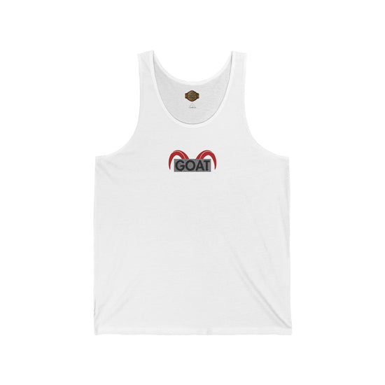 Retro 4 White Cement Goat Horns Tank