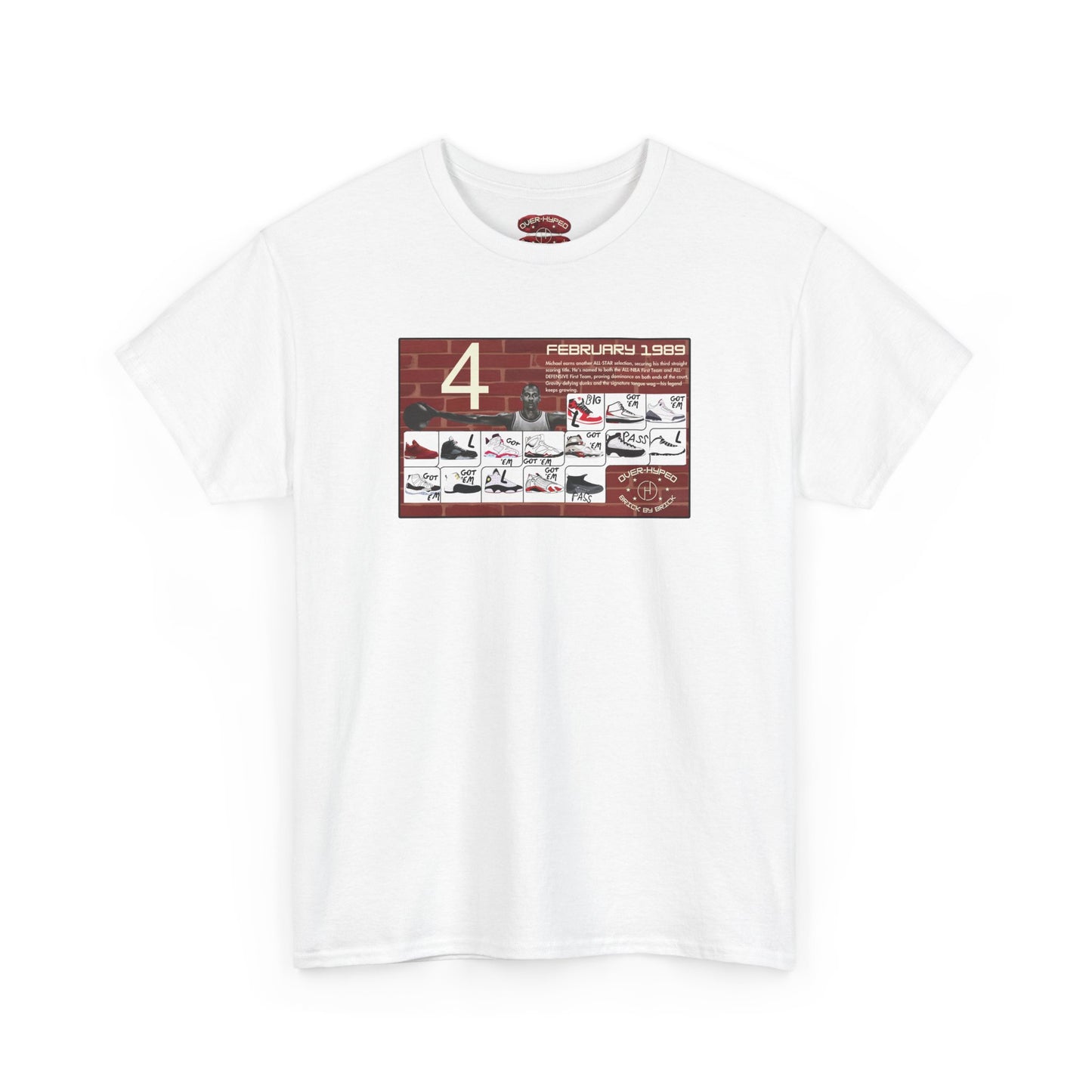 Retro 4 Brick By Brick My Retro Card Tee - by Over-Hyped