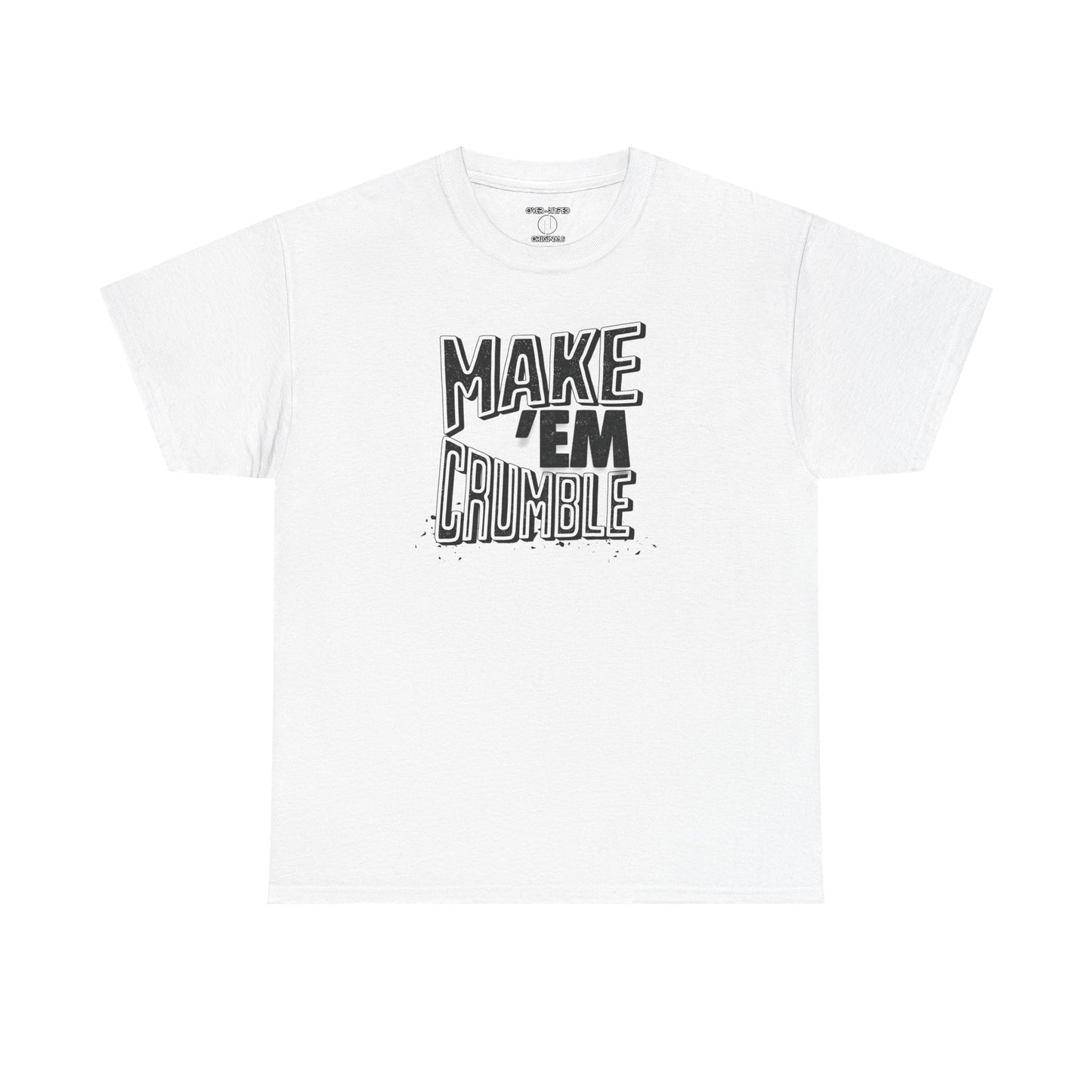 Retro 6 White Black Make Em Crumble  Shirt