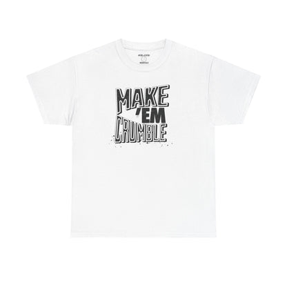 Retro 6 White Black Make Em Crumble  Shirt
