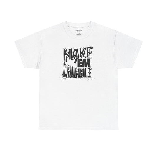 Retro 6 White Black Make Em Crumble  Shirt