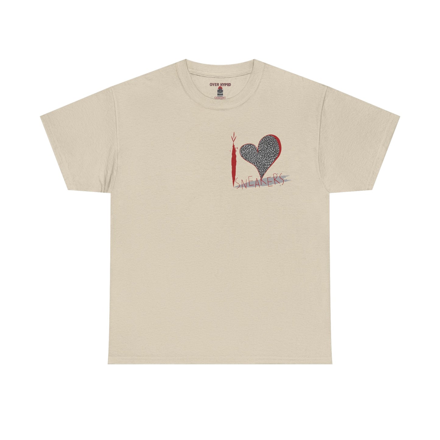 Retro 3 Black Cement/ White Cement I Love Sneakers Shirt