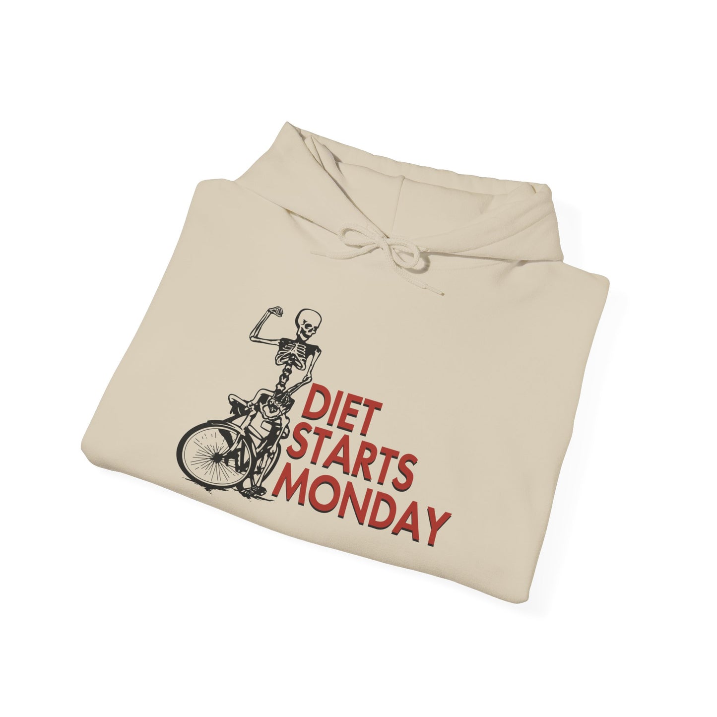 Retro 4 Brick by Brick- Diet Starts Monday Hoodie
