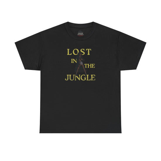 Retro 4 Black Cat Matching Tee – Over Hyped LOST IN THE JUNGLE Shirt