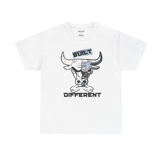 Retro 6 White Black Built Different Shirt