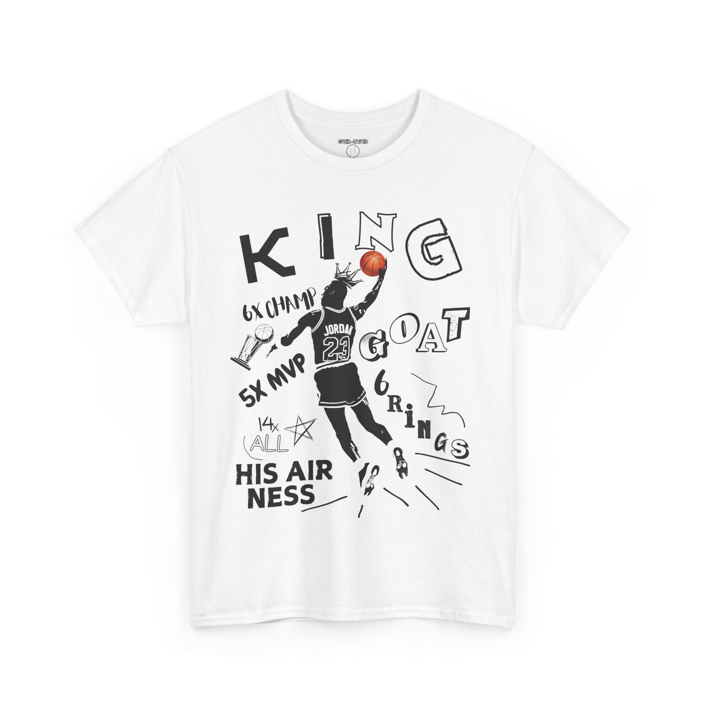 Retro 6 White Black K.I.N.G. Shirt