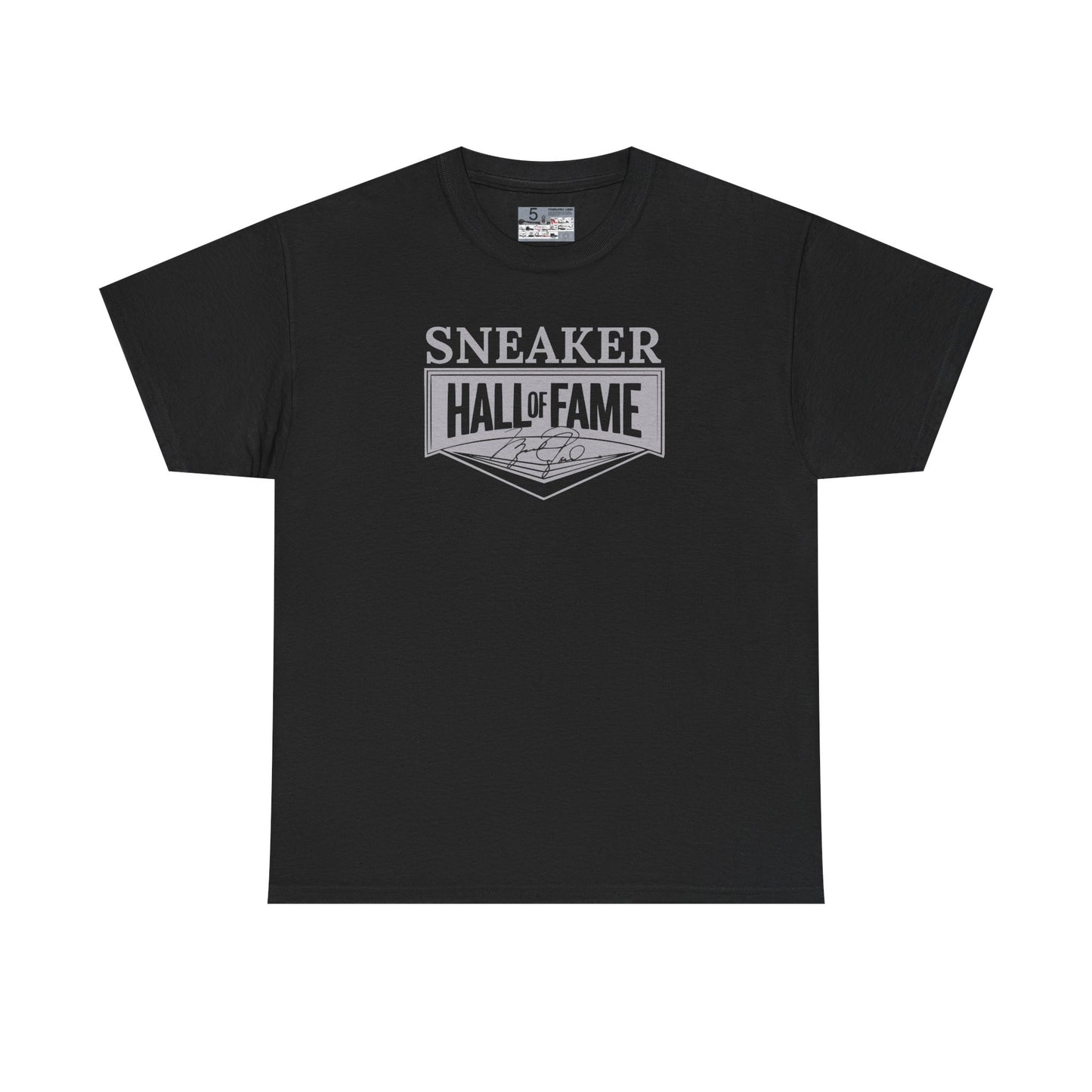 Retro 5 Black Metallic Sneaker Hall Of Fame Shirt