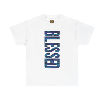 Retro 8 Aqua Shirt - BLESSED