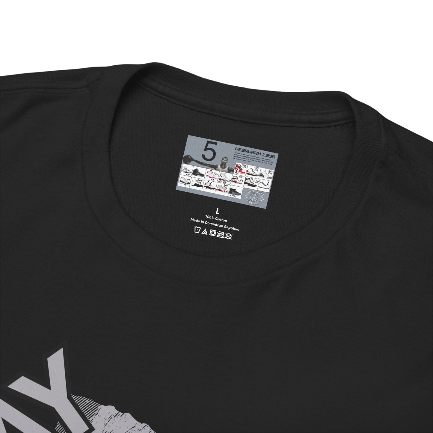 Retro 5 Black Metallic Paytience Shirt