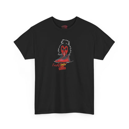 Retro 12 Flu Game  FRESHLY SERVED Tee - by Over-Hyped