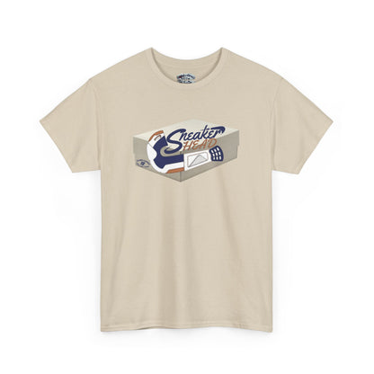 Retro 4 SB Navy SneakerHead Box Shirt