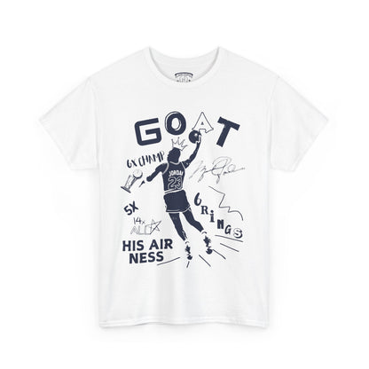 Retro 6 Olympic G.O.A.T NAVY BLUE  Tee - by Over-Hyped