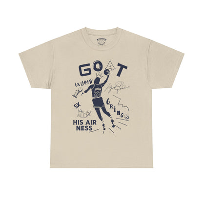 Retro 6 Olympic G.O.A.T NAVY BLUE  Tee - by Over-Hyped
