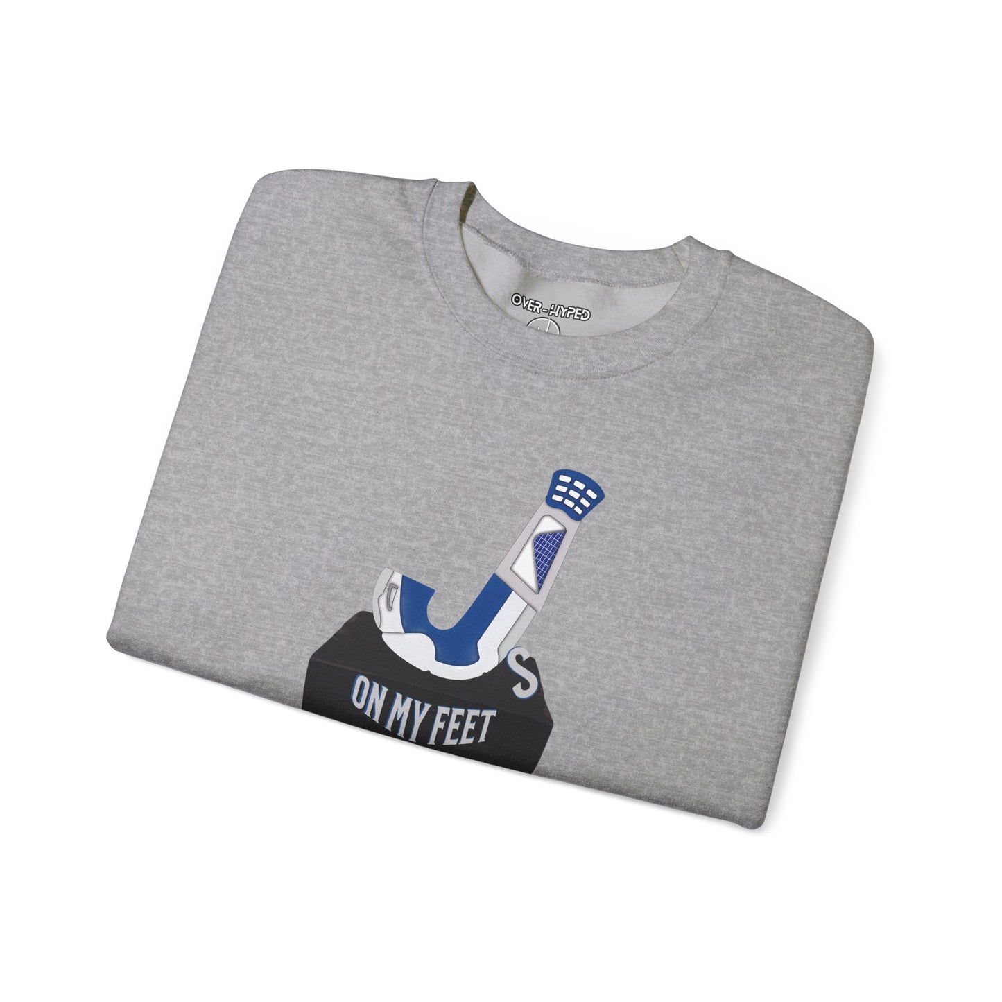 Retro 4 Industrial Blue J's On My Feet Sweatshirt