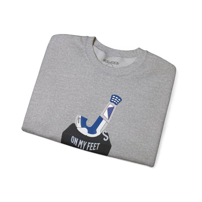 Retro 4 Industrial Blue J's On My Feet Sweatshirt