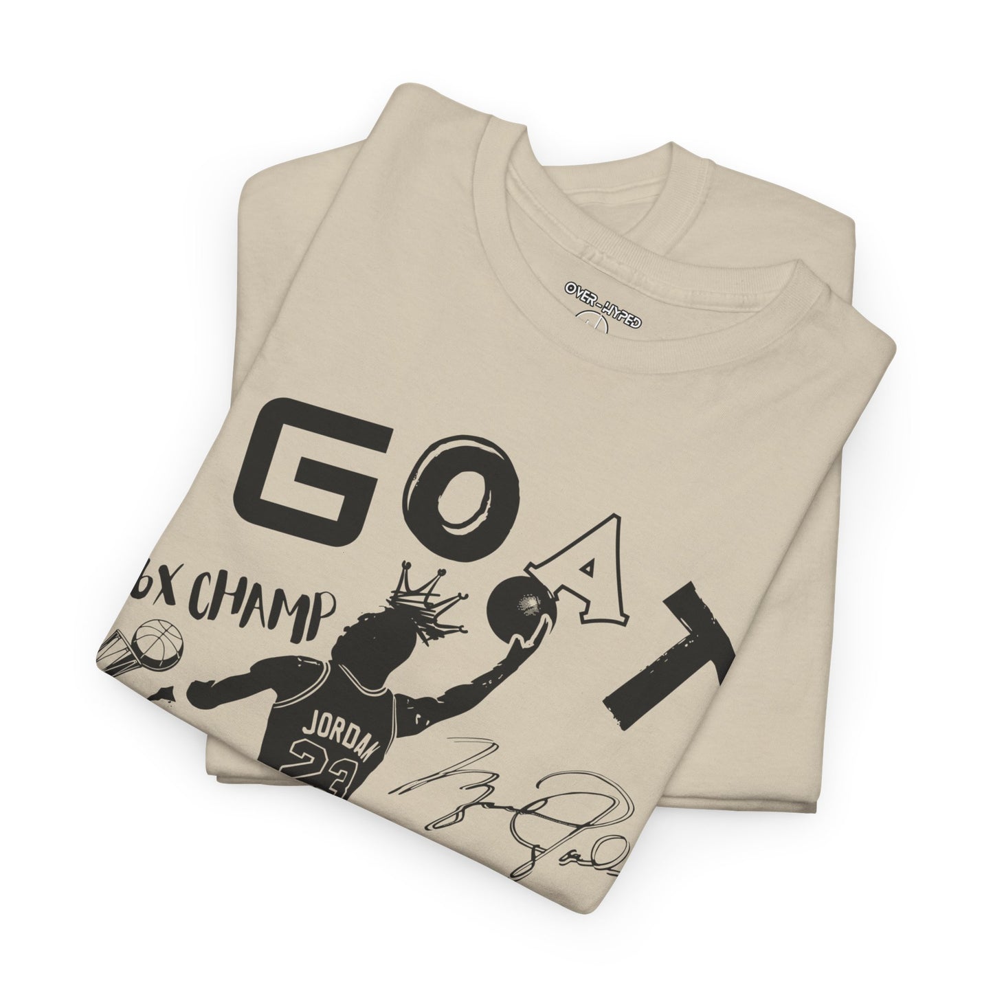 Retro 4 White Thunder G.O.A.T Shirt- Black Print