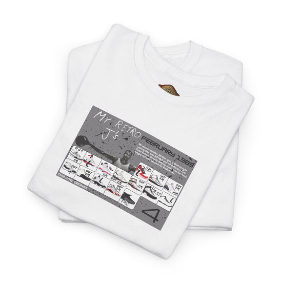 Retro 4 White Cement My Retro Card Shirt